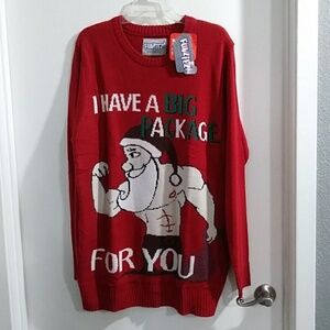 FUNZIEZ. Ugly Christmas Sweater Size XL *NWT*